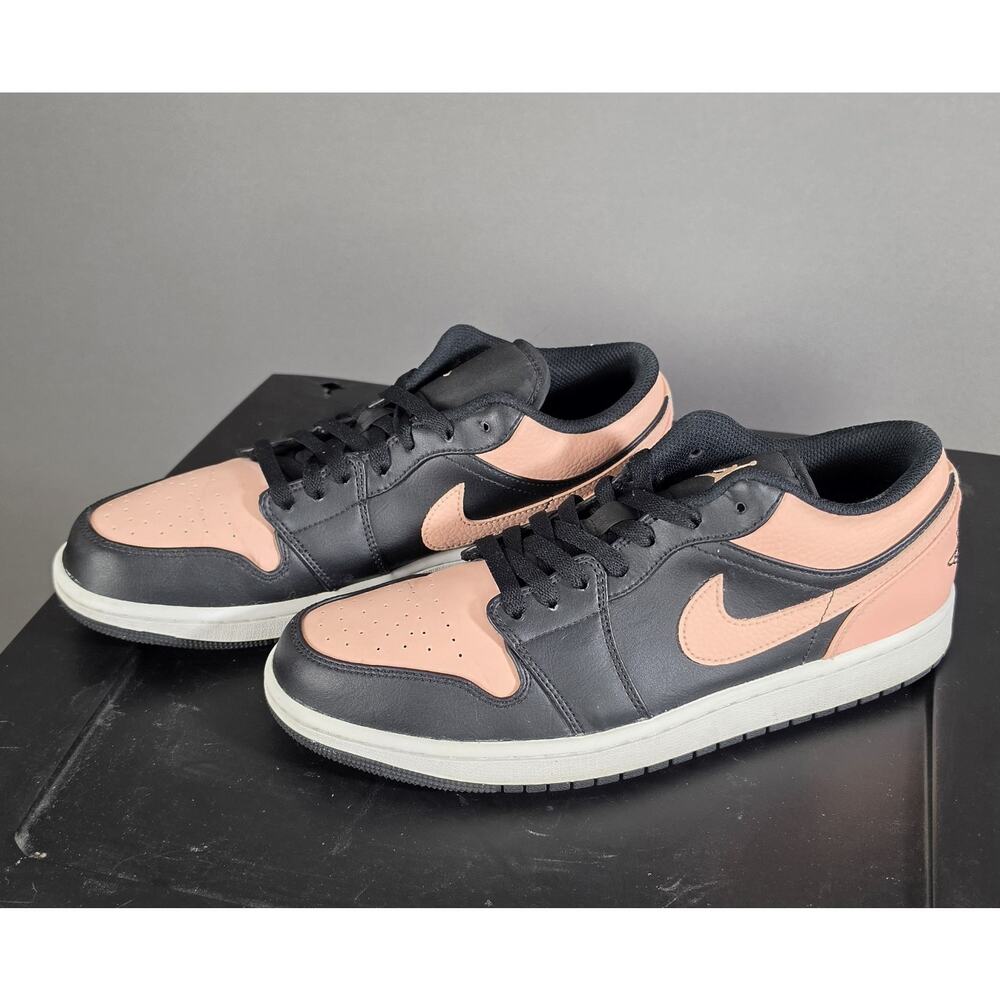 Nike Air Jordan 1 Low Arctic Orange Black Anthracite 553558-034 Mens 9.5 Sneaker